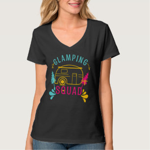 T-shirt Vacances d'aventure Glamp Squad Camping Glamping