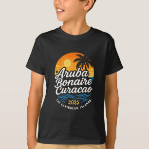 T-shirt Vacances de croisière aux îles Abc Aru Bonaire Cur