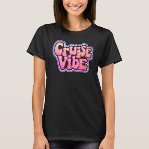 T-shirt Vacances de croisière Vibe Bubble Gomme rose Vaiss