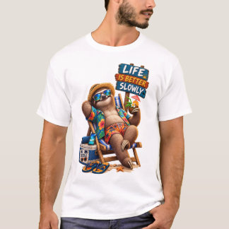 T-shirt Vacances de la paresse tropicale