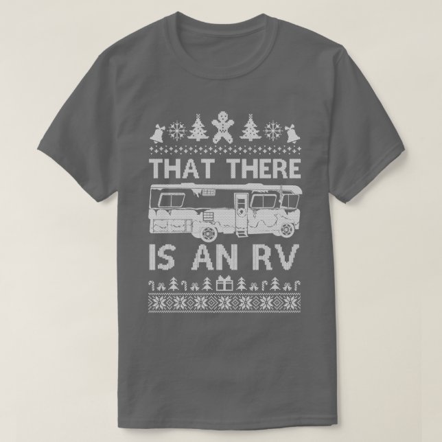 T-shirt Vacances De Noël Qu'Il Y A Un Rv (Design devant)