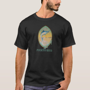 T-shirt Vacances de pêche au large vintage à Porto Rico