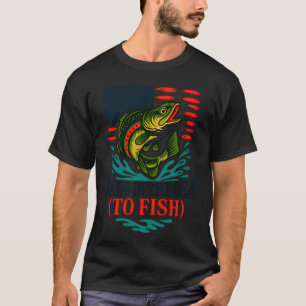 T-shirt vacances de pêche Norvège drapeau poisson