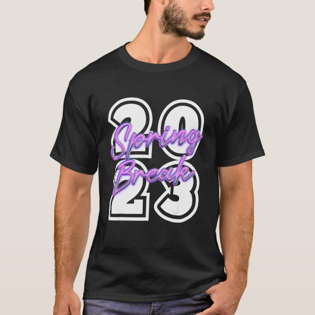 T-shirt Vacances de printemps 2023 (Devant)