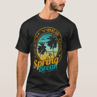 T-shirt Vacances de printemps ambiance plage uniquement Ke