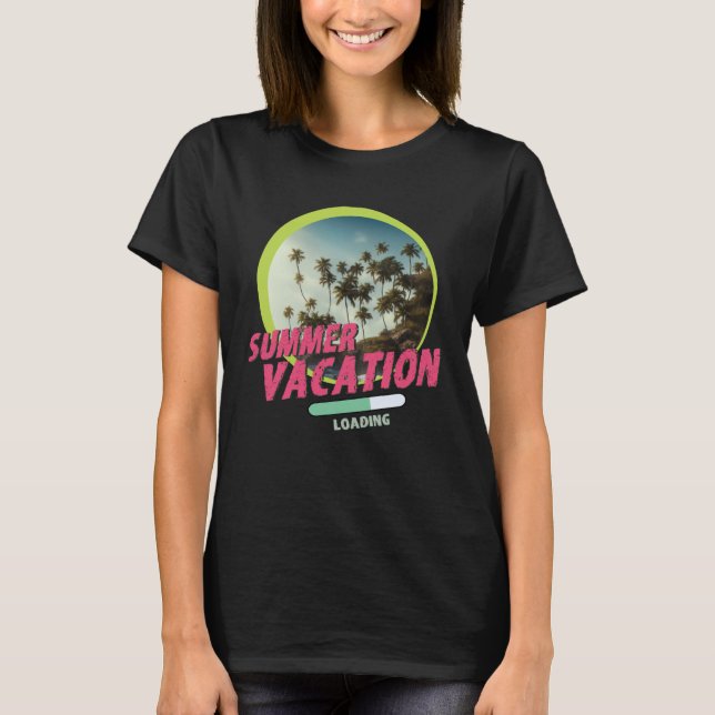 T-shirt Vacances d'été (Devant)