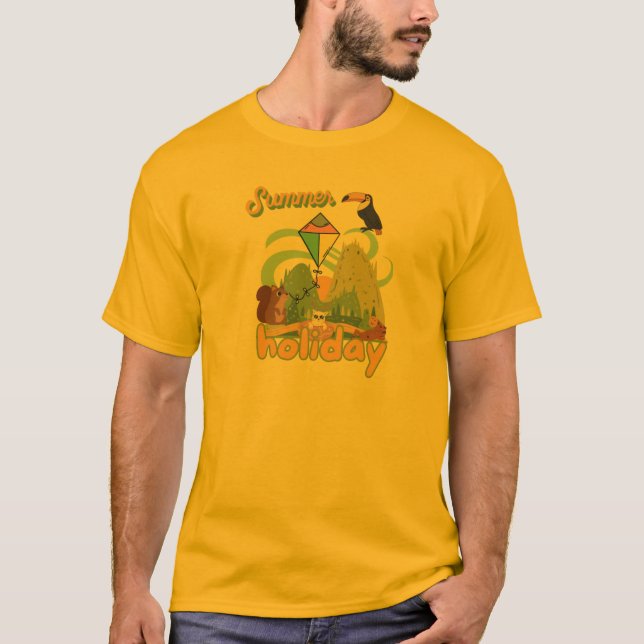 T-SHIRT VACANCES D'ÉTÉ (Devant)