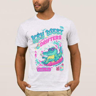 T-shirt Vacances d'été à Key West, ambiance sauvage et lib