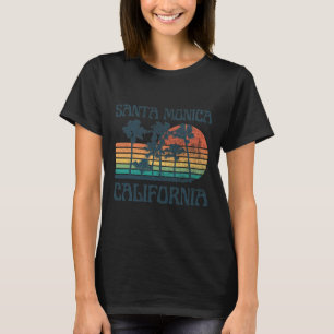 T-shirt Vacances d'été à la plage de Santa Monica Californ