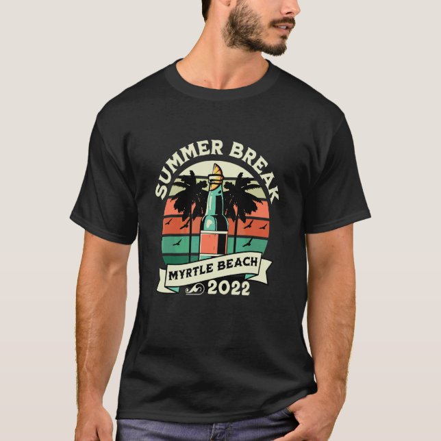 T-shirt Vacances d'été à Myrtle Beach 2022 (Devant)