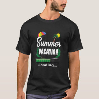 T-shirt Vacances d'été Chargement Famille Vacances Hommes 