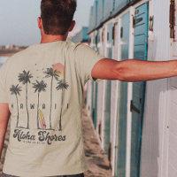 Vacances d'été de surfeur sur la plage d'Hawaii