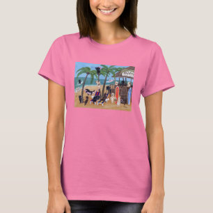 T-shirt Vacances d'été d'île Labradors