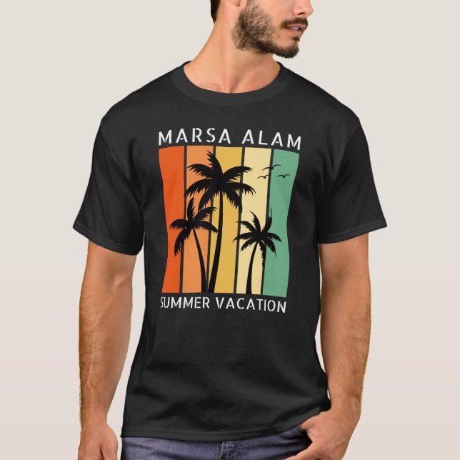 T-shirt vacances d'été Marsa Alam (Devant)