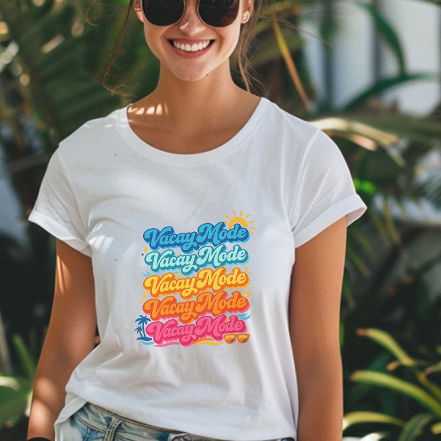 T-shirt Vacances d'été rétro (Créateur téléchargé)