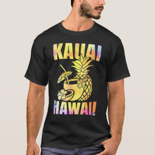 T-shirt Vacances d'été Rétro Hawaii Kauai Beach