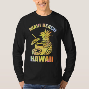 T-shirt Vacances d'été Retro Sunset Hawaii Maui Beach