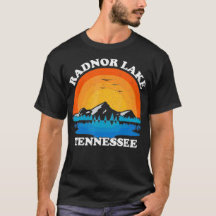 T-shirt Vacances d'été Retro Sunset Tennessee Radnor Lake