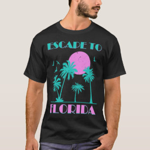 T-shirt Vacances D'Été S'Échapper À Floride Cadeaux Am