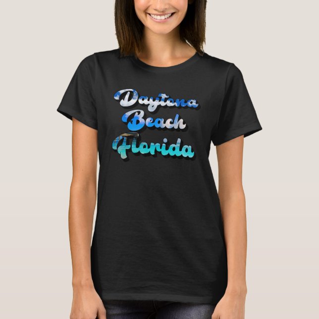 T-shirt Vacances d'été Style rétro Floride Daytona Beach (Devant)