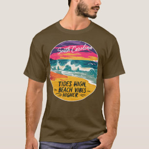 T-shirt Vacances d'été sur la plage de Caroline du Sud