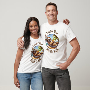 T-shirt Vacances d'été sur la plage de Lazy Life