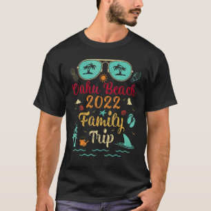 T-shirt Vacances d'été Voyage en famille 2022 Hawaii Oahu