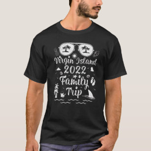 T-shirt Vacances d'été Voyage en famille 2022 Virgin Islan