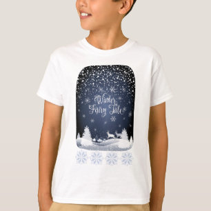 T-shirt Vacances d'hiver Conte de fées Imaginaire Forêt 