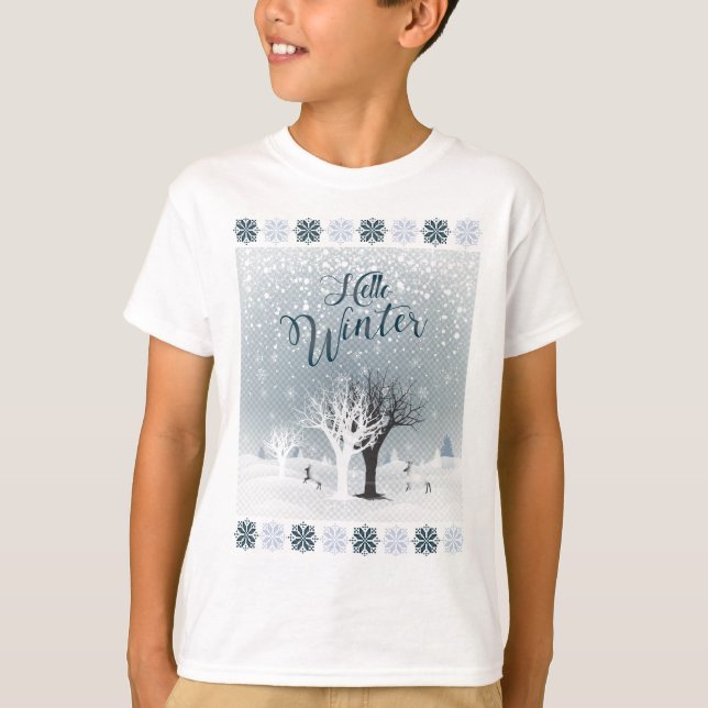 T-shirt Vacances d'hiver Conte de fées Imaginaire Forêt de (Devant)