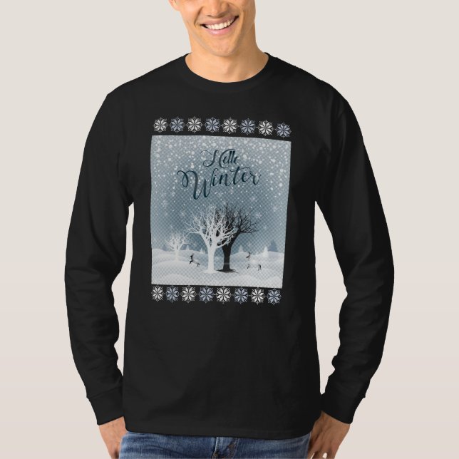 T-shirt Vacances d'hiver Conte de fées Imaginaire Forêt de (Devant)