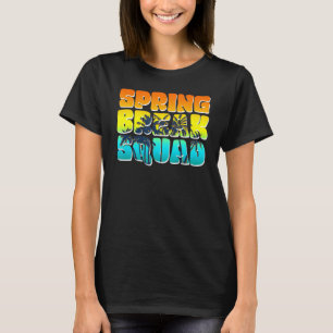 T-shirt Vacances du groupe de jumelage de la famille Sprin