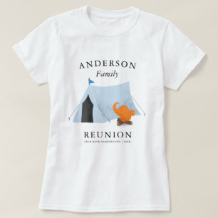 T-shirt Vacances en camping de la Réunion de famille