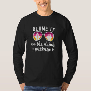 T-shirt Vacances en croisière pour femmes Plage blâmer le 