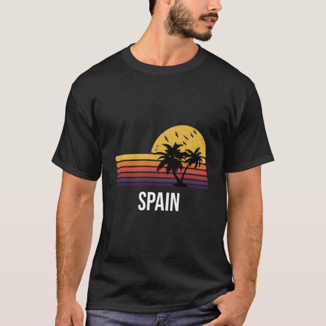 T-shirt Vacances en Espagne (Devant)