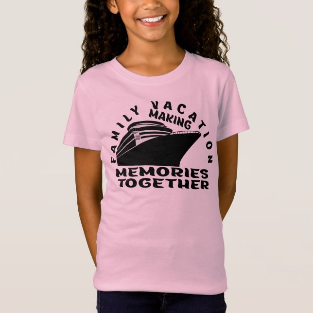 T-Shirt VACANCES EN FAMILLE. (Devant)