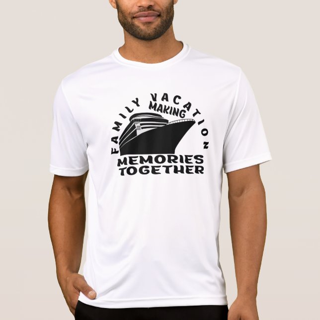 T-SHIRT VACANCES EN FAMILLE. (Devant)