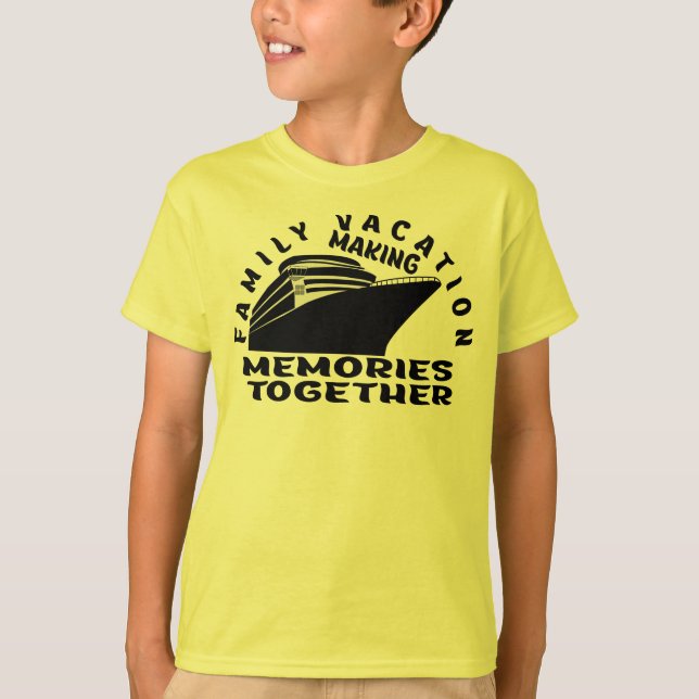 T-SHIRT VACANCES EN FAMILLE. (Devant)