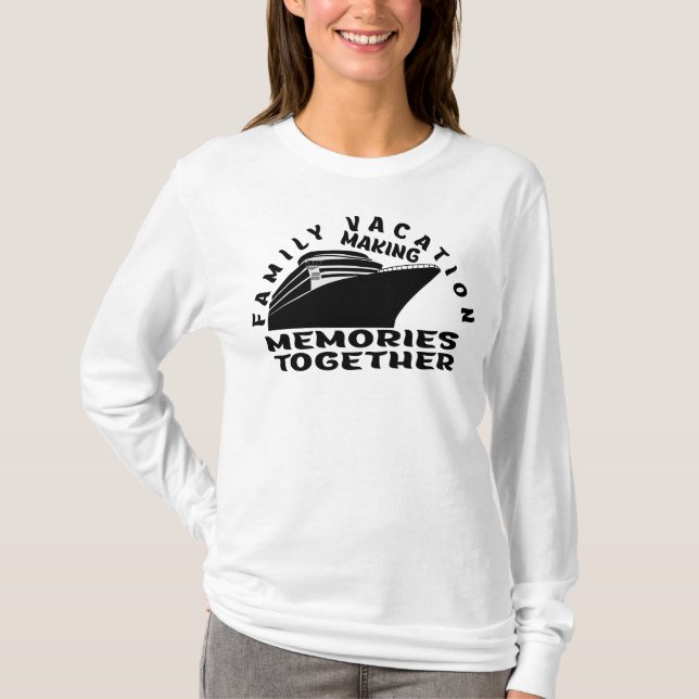 T-SHIRT VACANCES EN FAMILLE. (Devant)