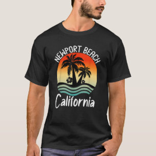 T-shirt Vacances en famille 2021 California Newport Beach 