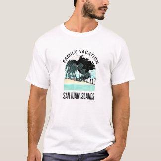 T-shirt Vacances en famille 2021 San Juan Islands Summer W