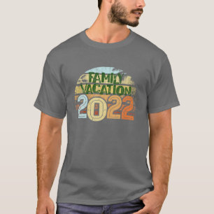 T-shirt Vacances en famille 2022 Summer Island Beach Famil
