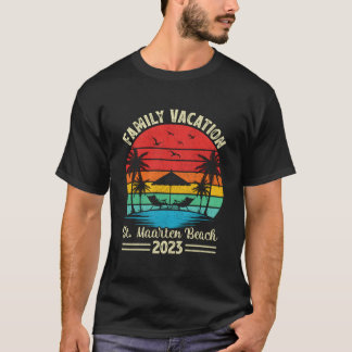 T-shirt Vacances en famille 2023 Plage de St Maen