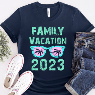 T-shirt Vacances en famille 2023. Vacances familiales
