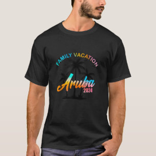 T-shirt Vacances en famille 2024 Aruba Matching Group Summ
