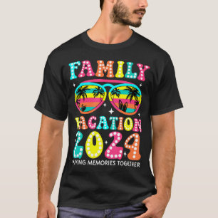 T-shirt Vacances en famille 2024 Plage Correspondant Vacan