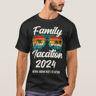 T-shirt Vacances en famille 2024 Vacances estivales Plage