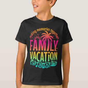 T-shirt Vacances en famille 2025 ambiance réunion de famil