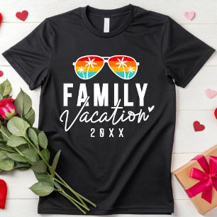 T-shirt Vacances en famille 2025 Beach Squad Voyage été