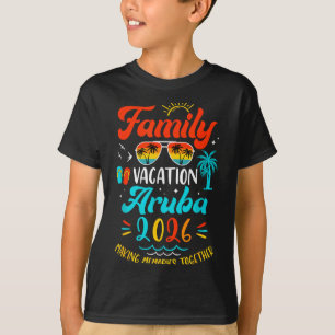 T-shirt Vacances en famille 2026 Aruba Correspondance Vaca